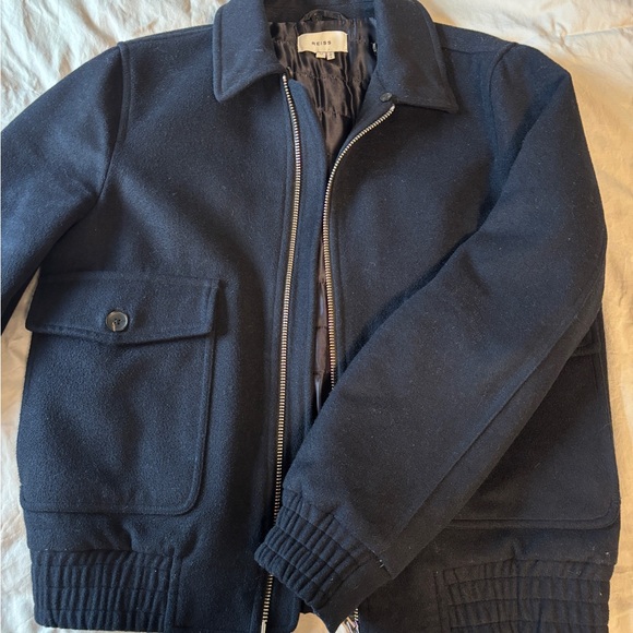 Reiss Other - Reiss Men's Navy Bomber Jacket